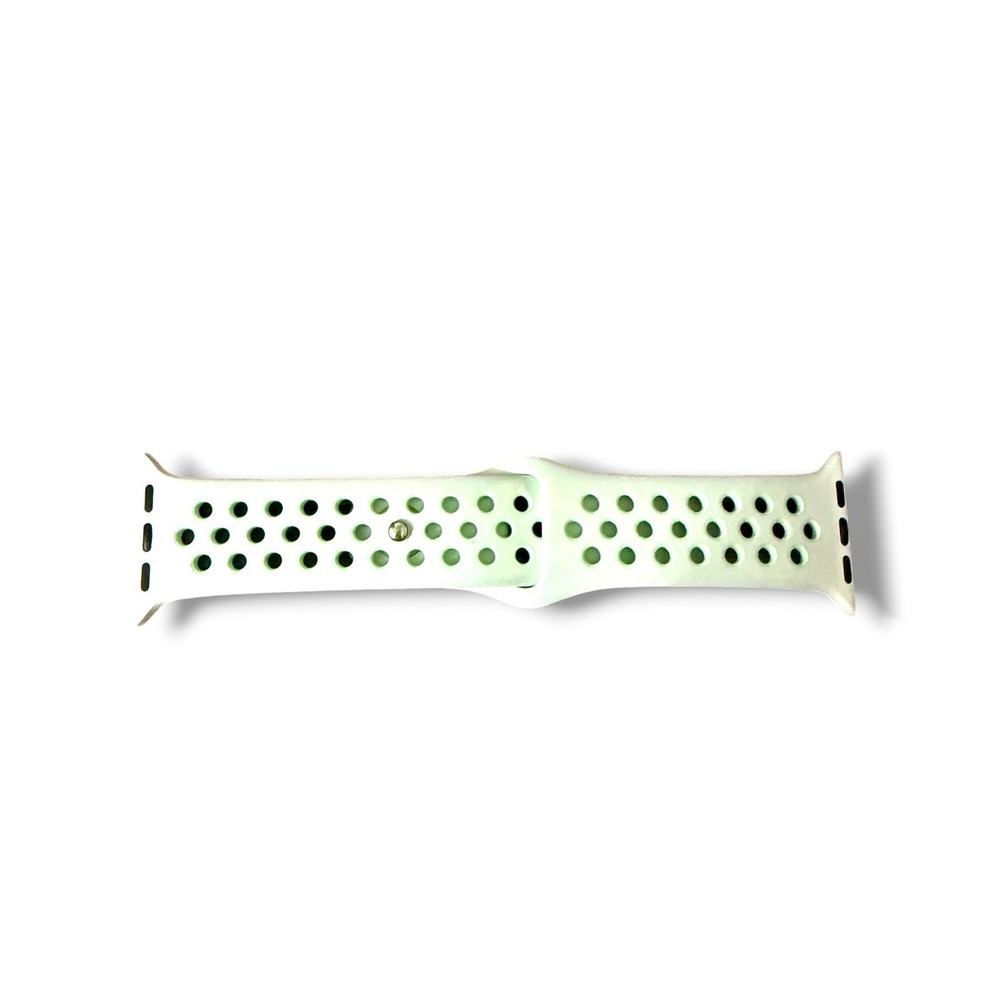 Apple Nike Sport Band S/M 40mm Mint Green Perforated Silicone Watch Strap